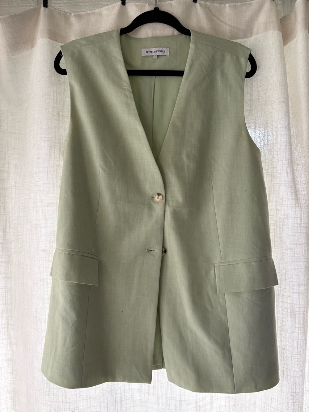 WeWoreWhat Sleeveless Blazer Vest